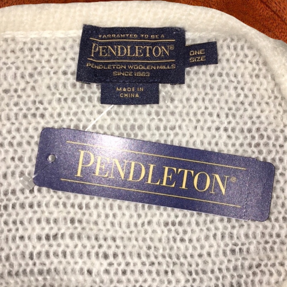 Pendleton Merino Alpaca Blend Poncho Cape - Picture 4 of 4